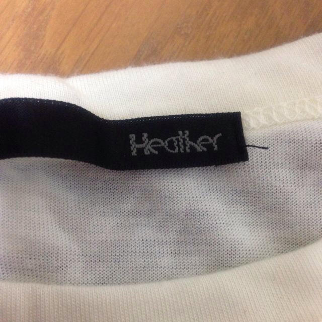 heather(ヘザー)のHeather♡ミニ丈Tシャツ レディースのトップス(Tシャツ(半袖/袖なし))の商品写真