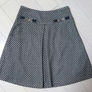 アンドバイピーアンドディー(&byP&D)の&  byP&D  ジャガードスカート  【size38】(ひざ丈スカート)