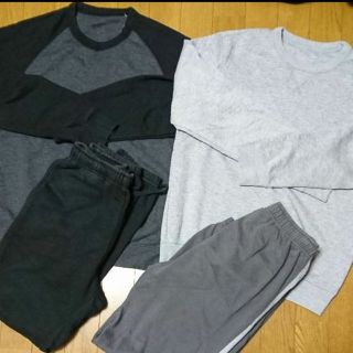 ユニクロ(UNIQLO)のユニクロ  メンズ  S  サイズ  スエット パジャマ(その他)