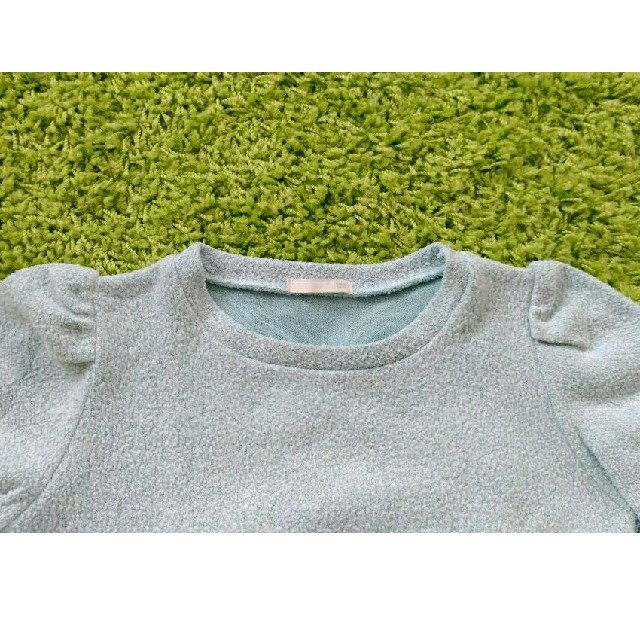 GU(ジーユー)のGU モコモコ長袖シャツ１２０ キッズ/ベビー/マタニティのキッズ服女の子用(90cm~)(Tシャツ/カットソー)の商品写真