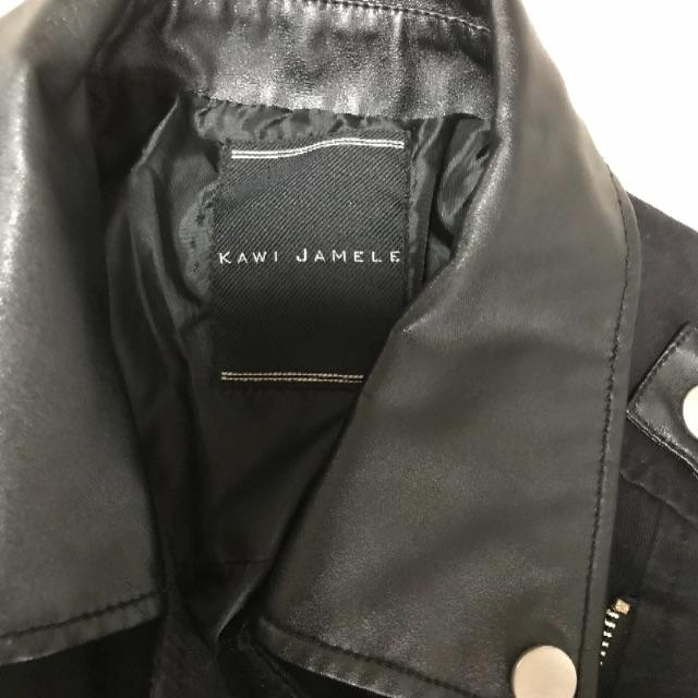 KAWI JAMELE(カウイジャミール)のカウイジャミールライダースジャケット レディースのジャケット/アウター(ライダースジャケット)の商品写真