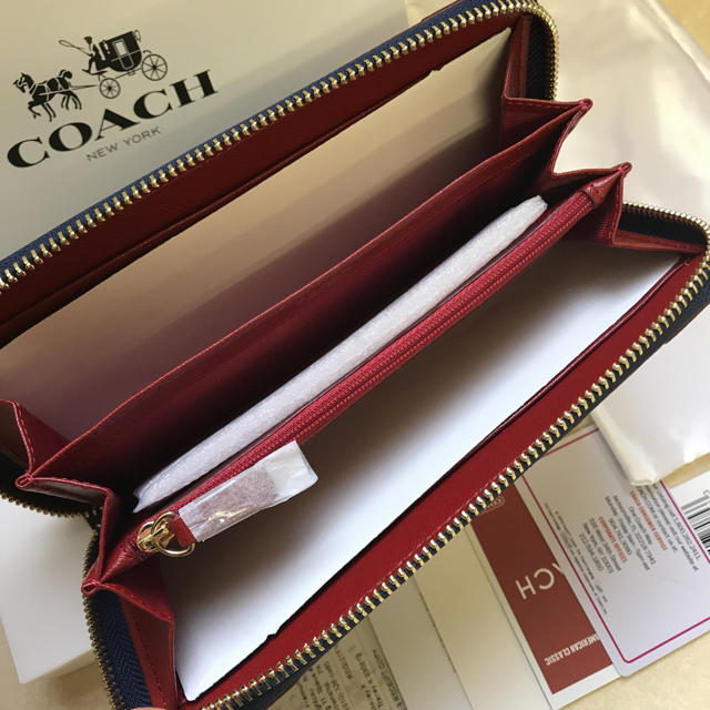 COACH(コーチ)のSALE COACH coach 長財布 デニム コーチ 新品 アウトレット レディースのファッション小物(財布)の商品写真