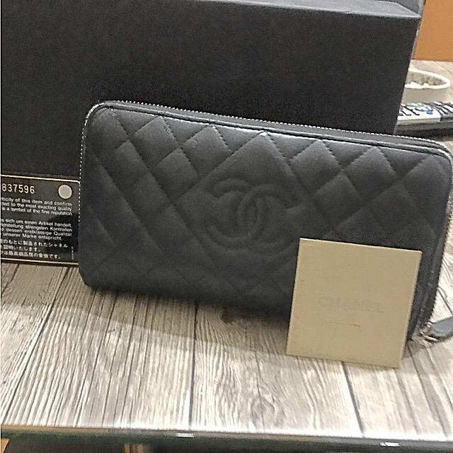 CHANELマトラッセ財布