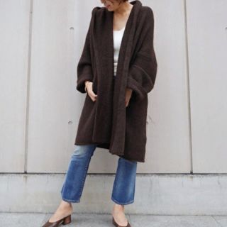 ドゥーズィエムクラス(DEUXIEME CLASSE)のDEUXIEMECLASSE  KNIT COAT  今期完売(ニットコート)