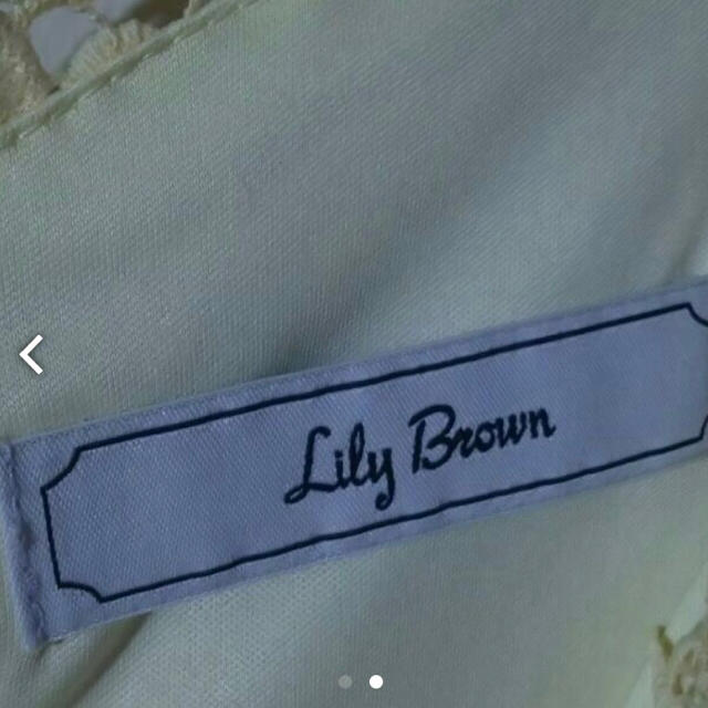 Lily Brown(リリーブラウン)のリリーブラウン❤️レースワンピース レディースのワンピース(ひざ丈ワンピース)の商品写真