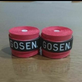 ゴーセン(GOSEN)のゴーセングリップ個レッド(バドミントン)