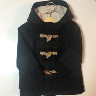 ザラキッズ(ZARA KIDS)のZARA キッズ 裏ボア チェック ダッフルコート(コート)