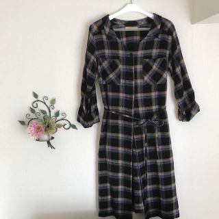 ローズバッド(ROSE BUD)のロングシャツ ROSE BUD チェック柄(シャツ/ブラウス(長袖/七分))