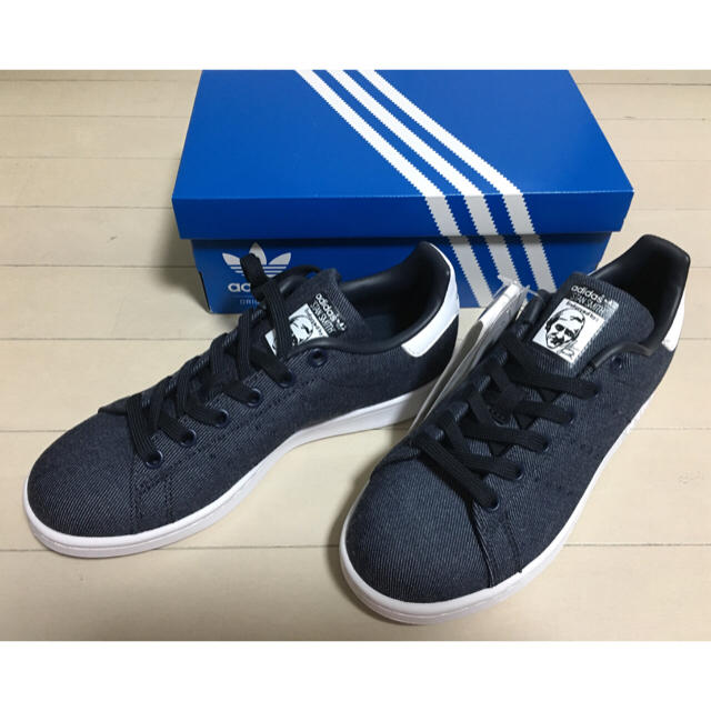 Adidas アディダス スタンスミス デニム スニーカー ネイビー 白 23 0cm 新品の通販 By ラブハイジ S Shop アディダス ならラクマ