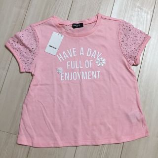 コムサイズム(COMME CA ISM)のお値下げ！レース切り替えTシャツ 130(その他)