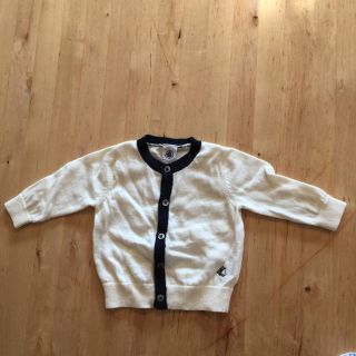 プチバトー(PETIT BATEAU)のプチバトー カーディガン 67cm6ヶ月(カーディガン/ボレロ)