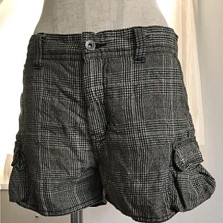 ライトオン(Right-on)のFLASH REPORT★シワ加工グレンチェックショートパンツ(ショートパンツ)