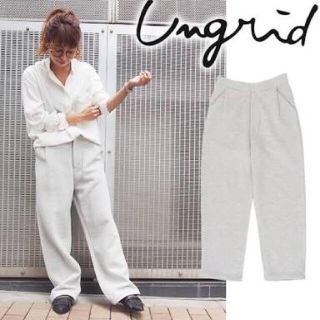 アングリッド(Ungrid)のungrid スウェットワイドパンツ(カジュアルパンツ)