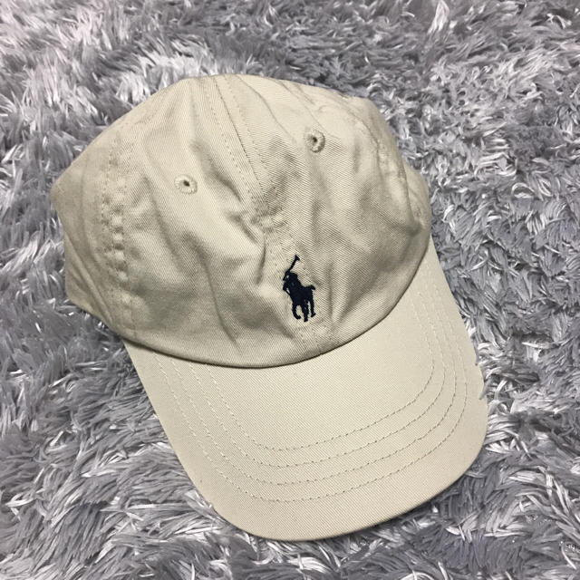 POLO RALPH LAUREN(ポロラルフローレン)のPOLO ラルフローレン キャップ ベージュ キッズ/ベビー/マタニティのこども用ファッション小物(帽子)の商品写真