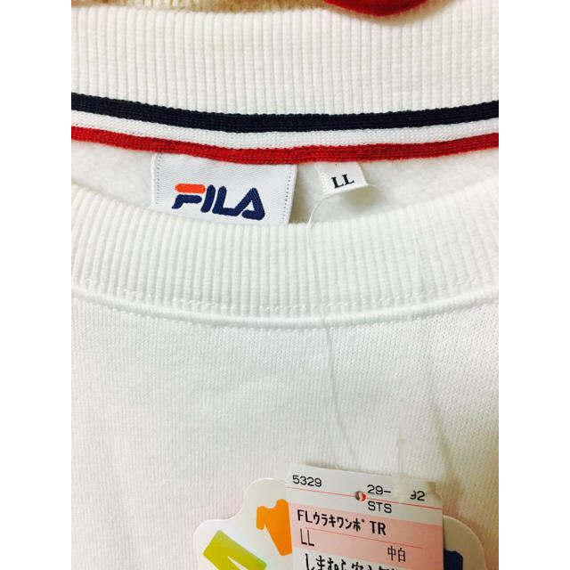 しまむら(シマムラ)のしまむら トレーナー FILA 裏起毛 新品未使用 レディースのトップス(トレーナー/スウェット)の商品写真