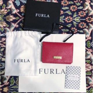 フルラ(Furla)のフルラ カードケース  名刺入れ 定期入れ レッド(名刺入れ/定期入れ)