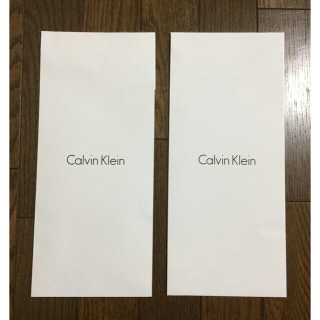 Calvin Klein(カルバンクライン)のカルバンクライン♡ショッパー袋 2袋 レディースのバッグ(ショップ袋)の商品写真