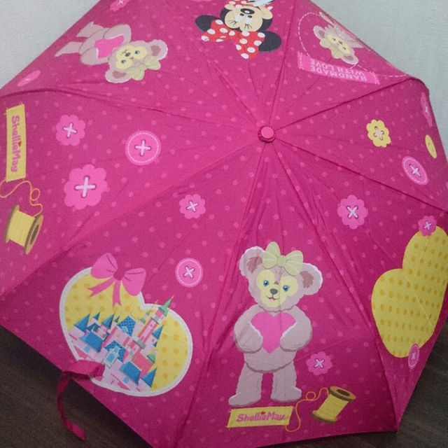 レア☆上海ディズニー限定 シェリーメイ 折り畳み傘 レディースのファッション小物(傘)の商品写真