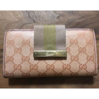 グッチ(Gucci)のGUCCI長財布ピンク(財布)