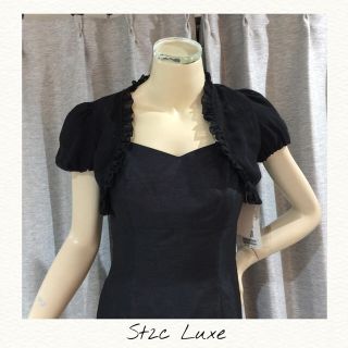 St2c Luxe◆総レースシフォン重ねフリルボレロカーディガン(ボレロ)