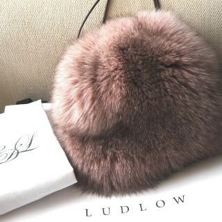 ラドロー(LUDLOW)のさっちゃん様専用『LUDLOW♡新品♡フォックスファーポシェット♡プラム』(ショルダーバッグ)