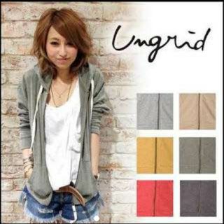 アングリッド(Ungrid)のUngrid♡ベーシックパーカー グリーン(パーカー)