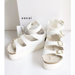 サカイ(sacai)の新品未使用2015SS sacai× tatami厚底グラディエーターサンダル(サンダル)