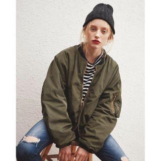 マウジー(moussy)のMOUSSY vintage ma-1 試着のみ 美品(ブルゾン)