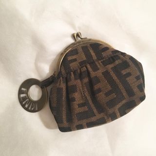 フェンディ(FENDI)の美品 希少 フェンディ FENDI がま口小銭入れ(コインケース)