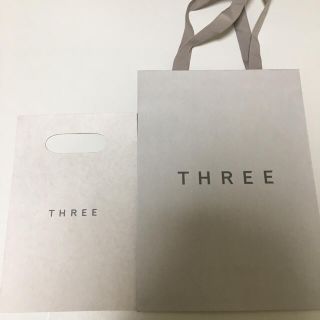 スリー(THREE)のTHREE ショップ袋(ショップ袋)