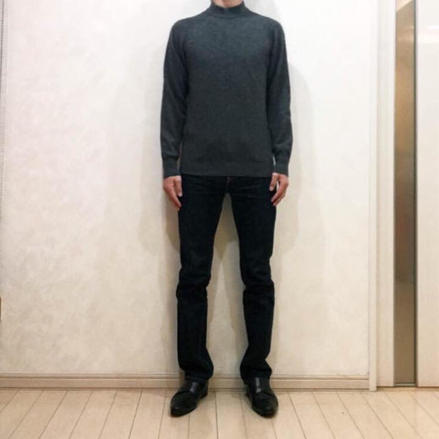【LIME CREST】カシミアモックネックセーター メンズのトップス(ニット/セーター)の商品写真