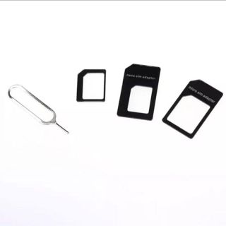 nano microSIM SIM 変換アダプタ SIMアダプタ(その他)