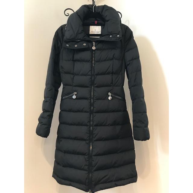 MONCLER(モンクレール)の◆未使用品　モンクレール　ダウンコート　FLAMME　黒　00サイズ◆ レディースのジャケット/アウター(ダウンコート)の商品写真