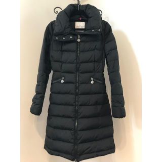 モンクレール(MONCLER)の◆未使用品　モンクレール　ダウンコート　FLAMME　黒　00サイズ◆(ダウンコート)