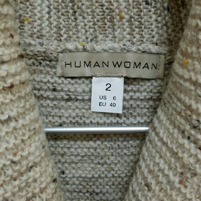 HUMAN WOMAN(ヒューマンウーマン)のyumiさま専用　ヒューマンウーマンベスト レディースのトップス(ニット/セーター)の商品写真