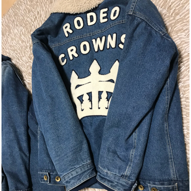 RODEO CROWNS(ロデオクラウンズ)のmoa様専用♡ ロデオ ボアジャケット  レディースのジャケット/アウター(Gジャン/デニムジャケット)の商品写真