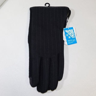 新品・未使用・タグ付き ✧ スマホ対応スタイリッシュ ストライプ メンズ手袋(手袋)