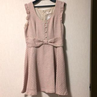 ロディスポット(LODISPOTTO)の♡リセガールTweedジャンスカ♡(ひざ丈ワンピース)