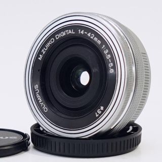 オリンパス(OLYMPUS)のバーネット様専用★動画でも大満足★オリンパス14-42mm EZ パンケーキレン(レンズ(単焦点))