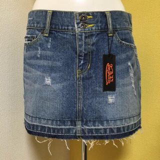 ボンダッチ(Von Dutch)の新品 M サイズ Von Dutch ボンダッチ デニム ミニ スカート(ミニスカート)