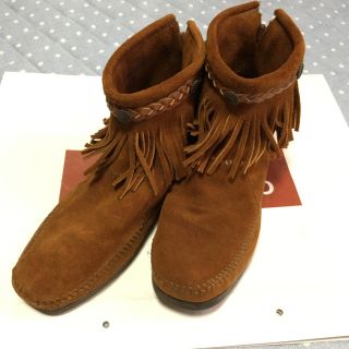 ミネトンカ(Minnetonka)のMINNETONKA  美品　24センチ(ブーツ)