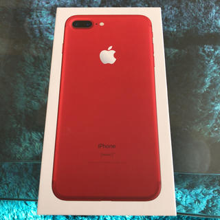 アップル(Apple)のiPhone7plus RED 256GB 新品未使用(スマートフォン本体)