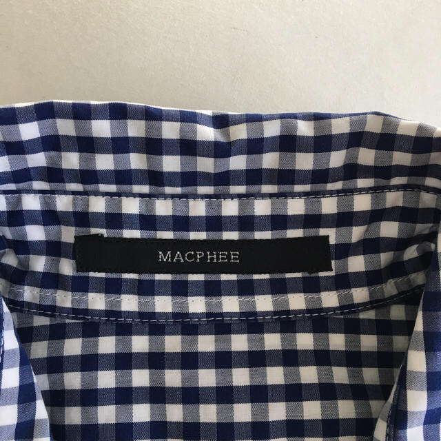 MACPHEE(マカフィー)のMACPHEE ギンガムチェックシャツ レディースのトップス(シャツ/ブラウス(長袖/七分))の商品写真