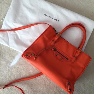 バレンシアガバッグ(BALENCIAGA BAG)の専用  バレンシアガ ペーパーミニ オレンジ(ショルダーバッグ)