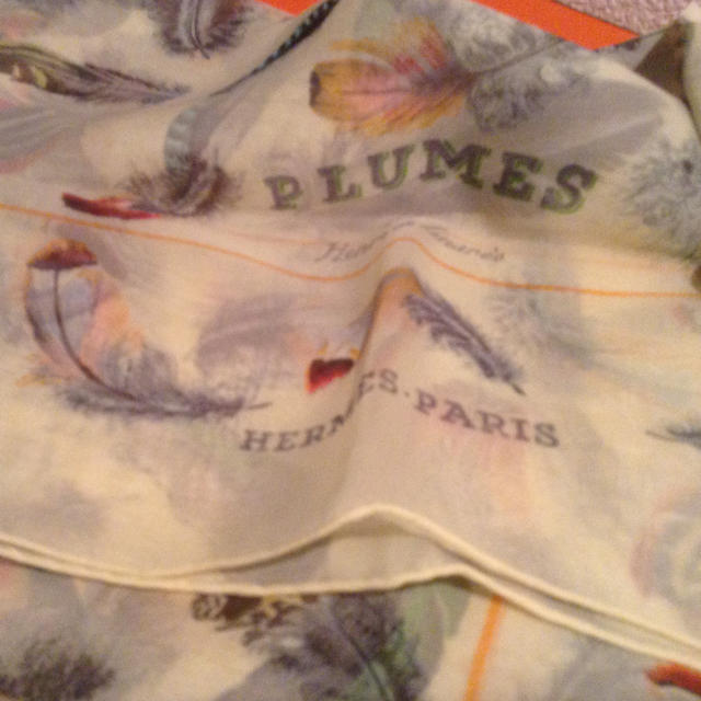Hermes(エルメス)のエルメス  シルクシフォン  スカーフ レディースのファッション小物(バンダナ/スカーフ)の商品写真
