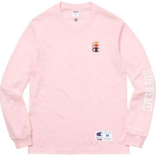 シュプリーム(Supreme)のSupreme x Champion Stacked L/S Tee(Tシャツ/カットソー(七分/長袖))