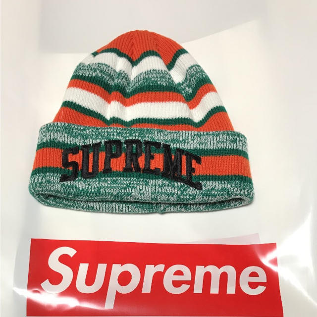 Supreme(シュプリーム)のsupreme ニット帽  最終価格 レディースの帽子(ニット帽/ビーニー)の商品写真