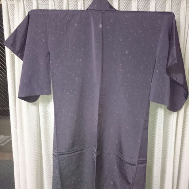 深紫 着物 レディースの水着/浴衣(振袖)の商品写真