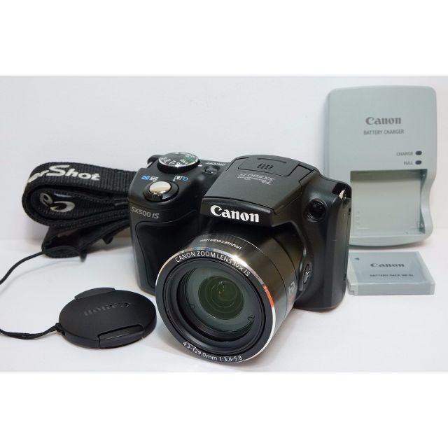 最上の品質な Canon - 光学30倍 ■ キャノン PowerShot SX500 IS コンパクトデジタルカメラ