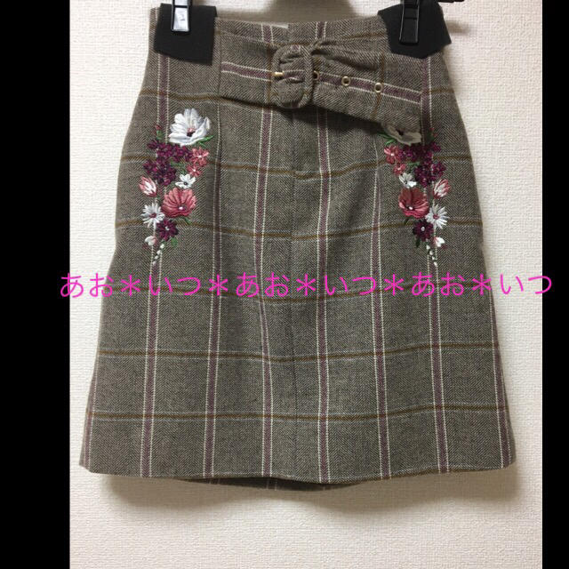 ☆極美品☆JILL STUART チェックスカート グレー - ミニスカート